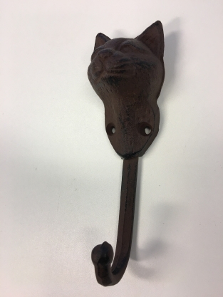 Coat rack - Cat, cast iron